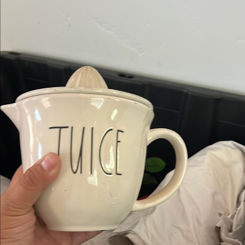Rae Dunn Cream Juice Pitcher